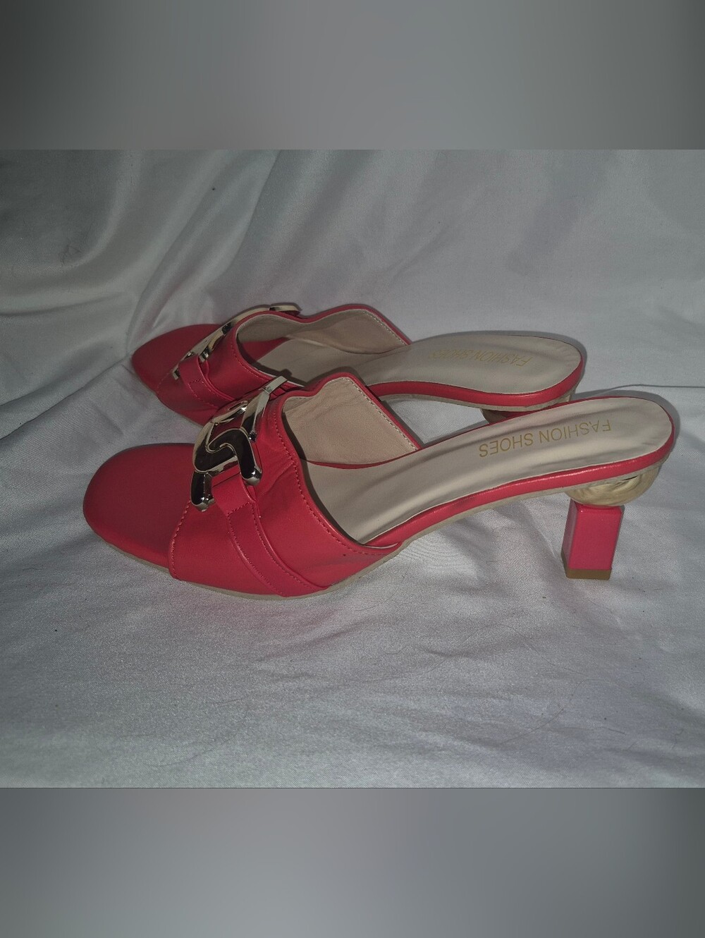Womens Red Summer Style Heels Size 41